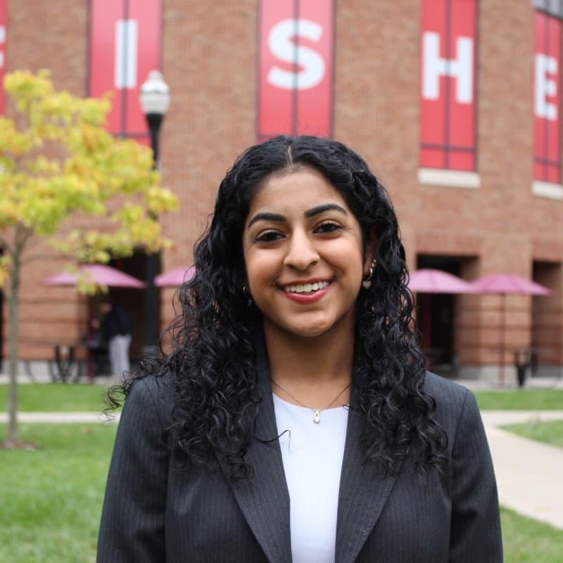 Portrait of Anya Mehta, VP of Alumni Relations